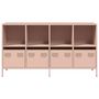 Voir la diapositive 5 : VIDAXL Buffet rose 135x39x73,5 cm acier lamine a froid
