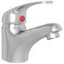 Voir la diapositive 3 : VIDAXL Mitigeur de lavabo Argente 13x10 cm