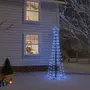 VIDAXL Arbre de Noël cone 108 LED Bleues 70x180 cm