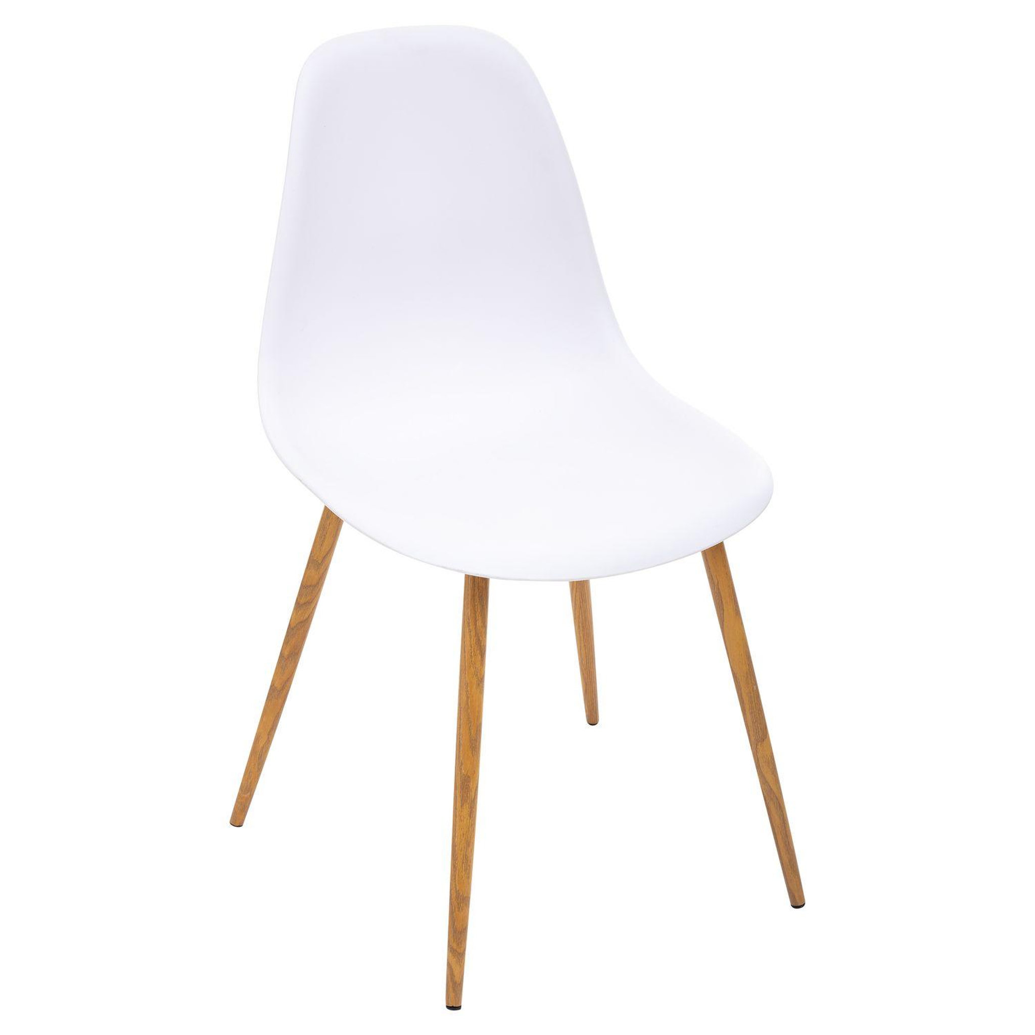ATMOSPHERA Lot de 4 Chaises design scandinave Taho. Coloris disponibles : Noir, Blanc