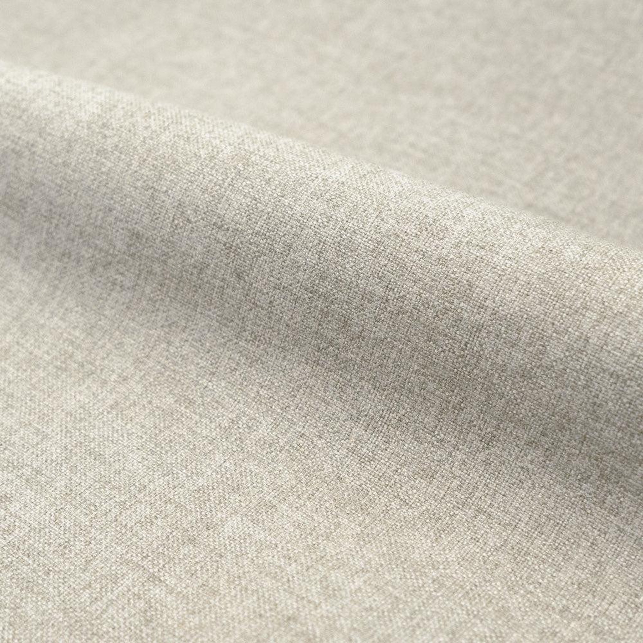 Voir la diapositive 3 : MAISON PAVANE Lit double avec coffre 140x190 cm en tissu gris/beige-tilly