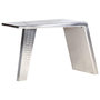 Voir la diapositive 1 : VIDAXL Bureau style avion Argente 112x50x76 cm Metal