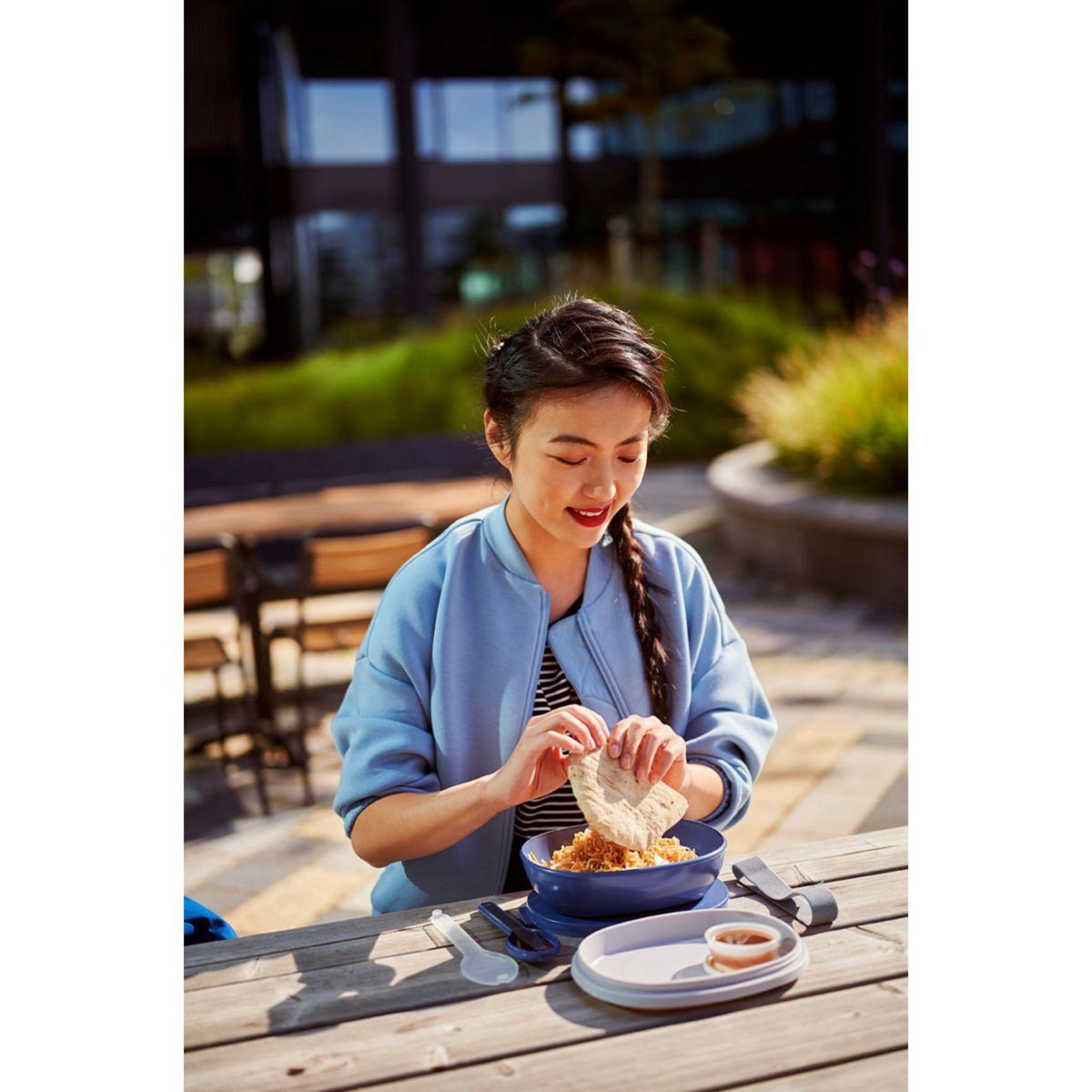 MEPAL Lunch box Ellipse duo - Nordic Sage