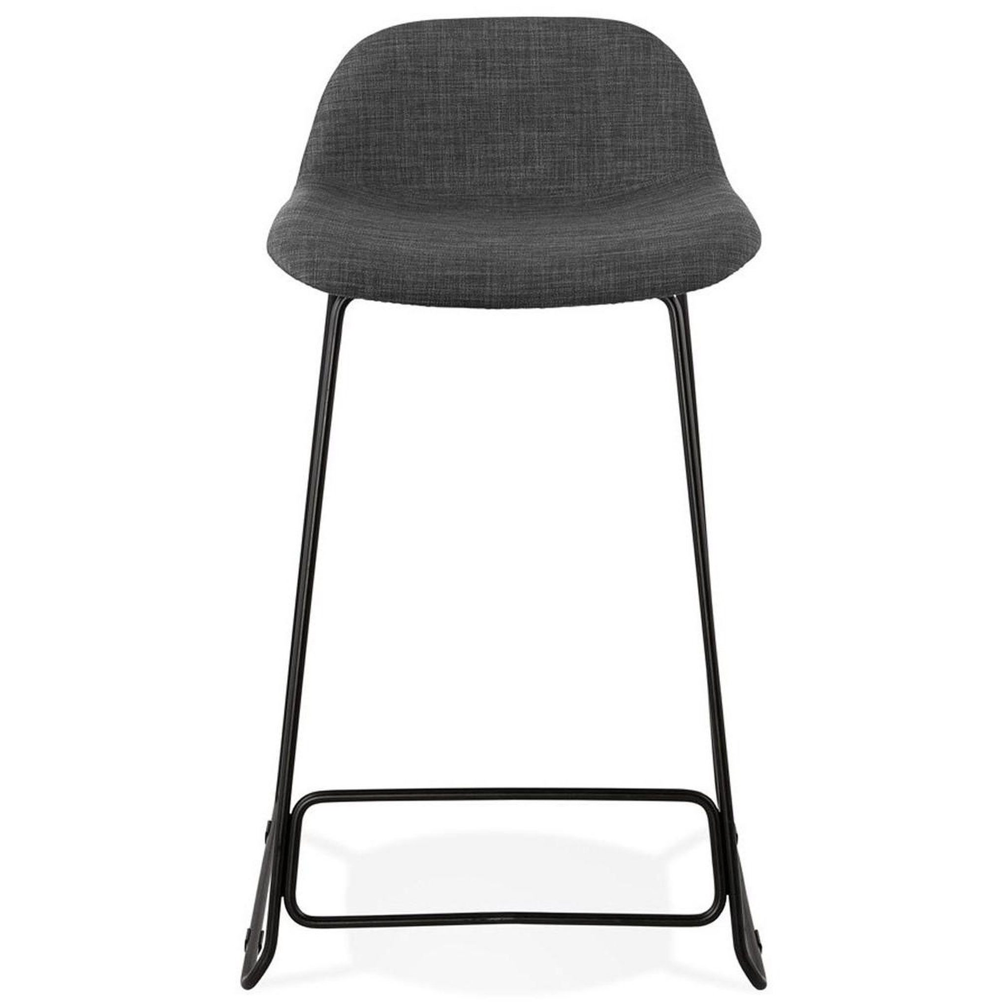 Voir la diapositive 2 : Paris Prix Tabouret de bar design  sochi  85cm gris foncé & noir
