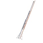 TUBESCA Echelle PRONOR COULISSE CORDE 3 PLANS - 8M57 - 3X12