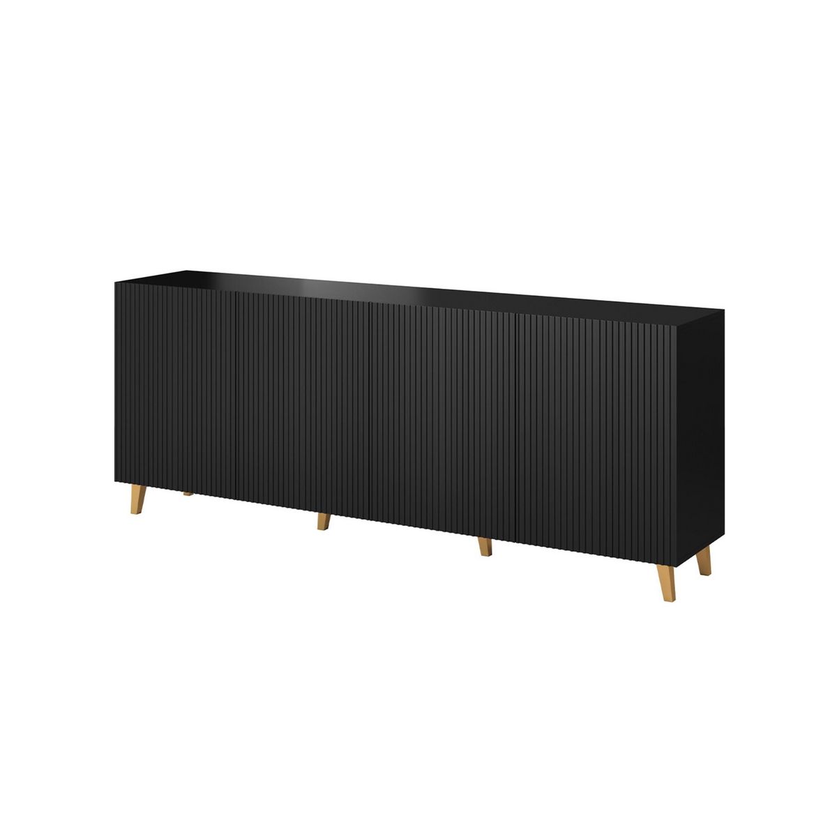 BEST MOBILIER Sanna - buffet bas - 200 cm - style contemporain