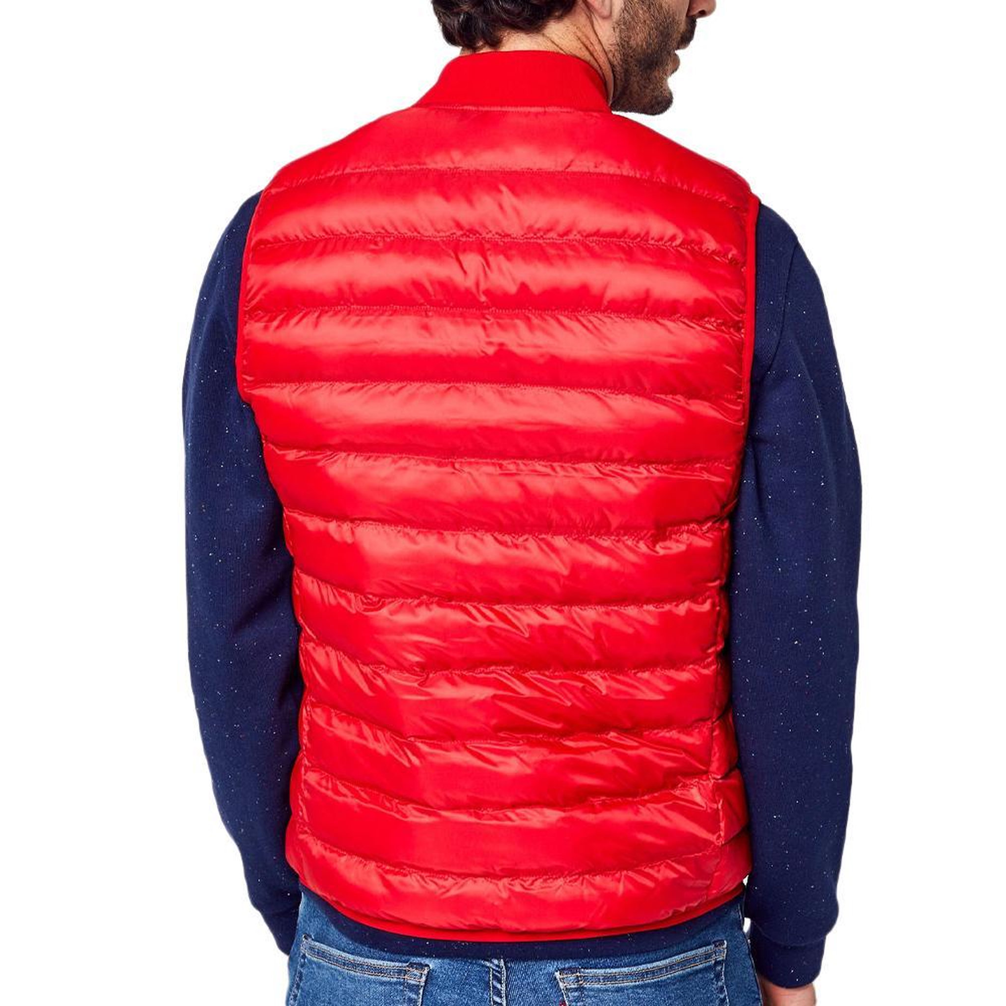 Voir la diapositive 5 : Lacoste Doudoune sans manche rouge homme lacoste bh0537