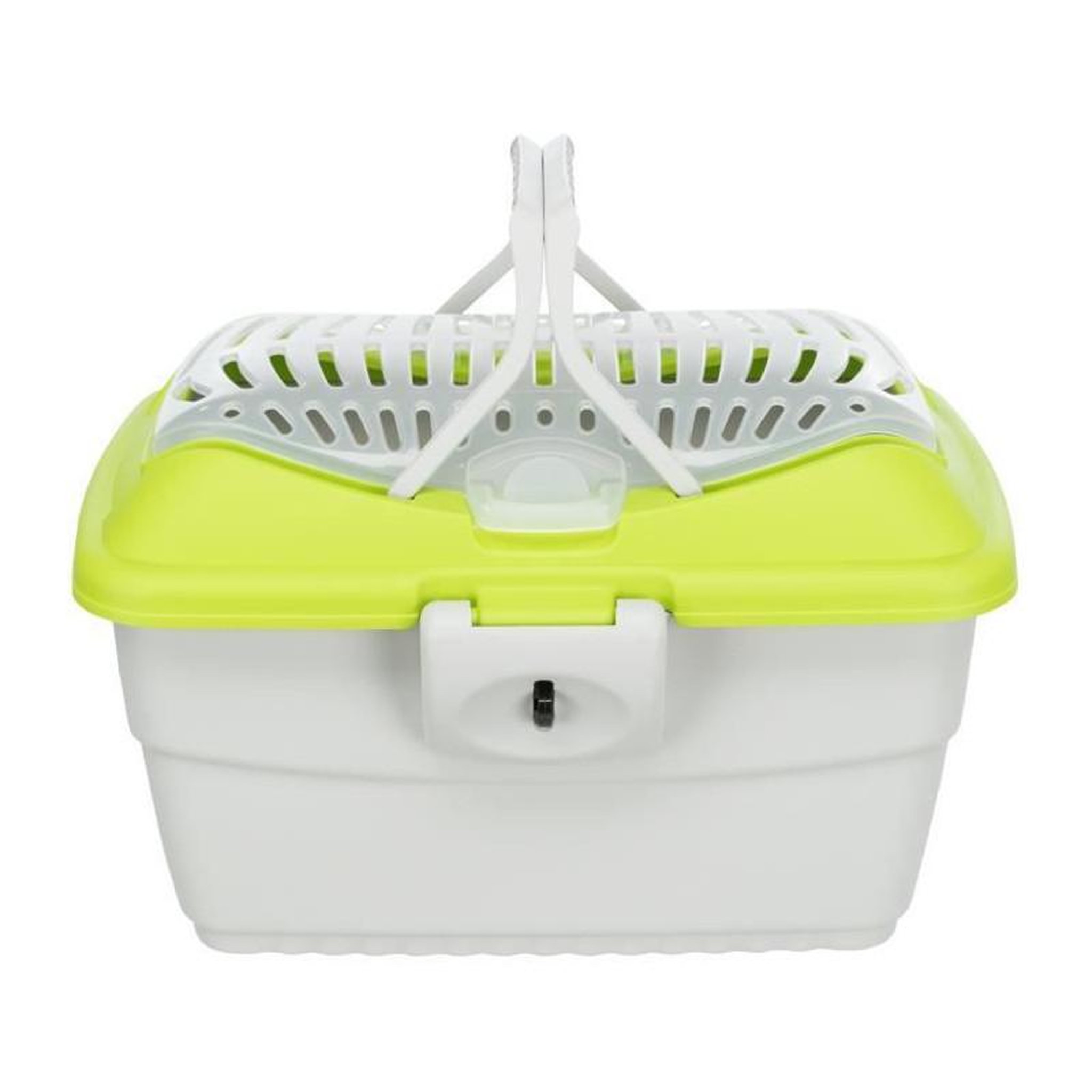 Voir la diapositive 3 : Trixie TRIXIE Box de transport Mini-Capri 40 × 22 × 30 cm gris clair/vert pour rongeurs