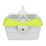 Voir la diapositive 3 : Trixie TRIXIE Box de transport Mini-Capri 40 × 22 × 30 cm gris clair/vert pour rongeurs