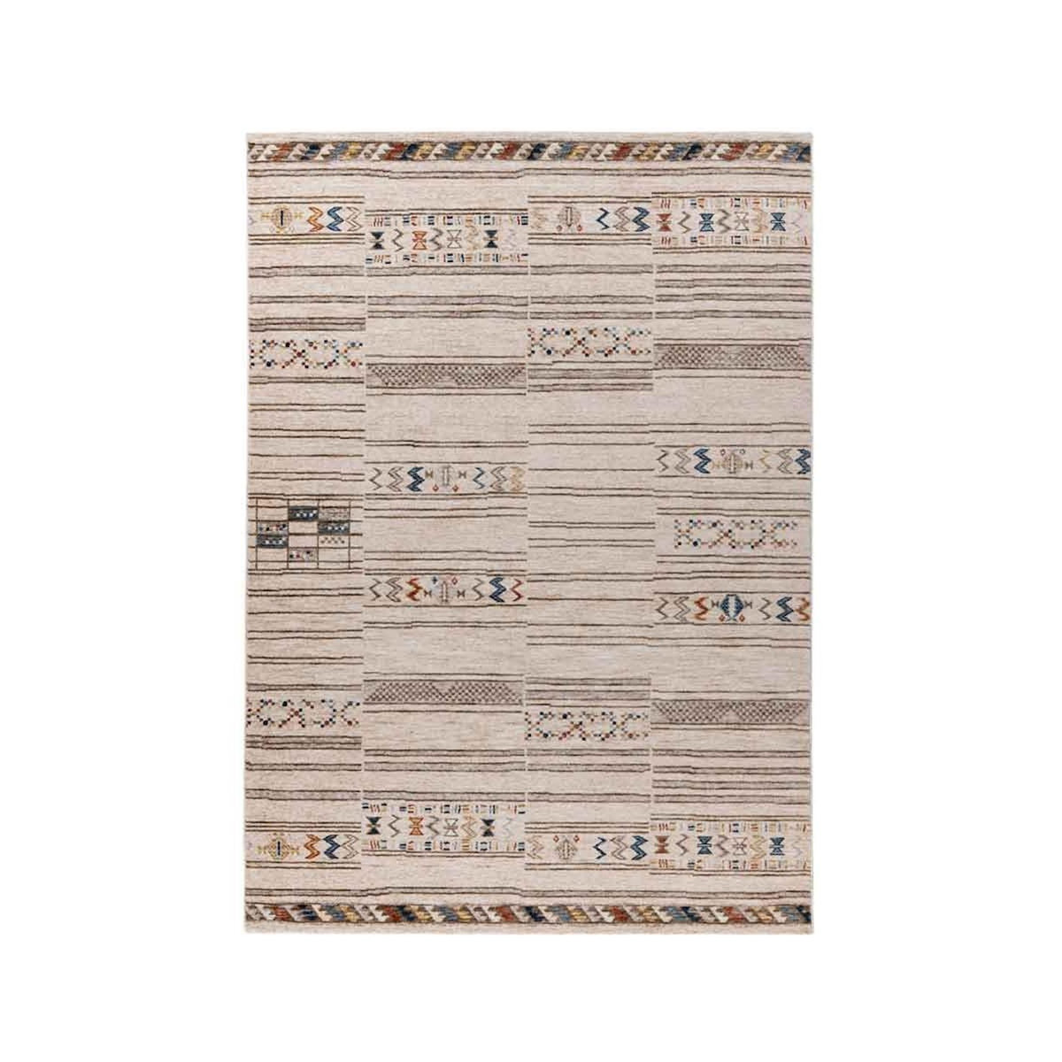 Paris Prix Tapis Tissé Imprimé Ethnique  Jaka  Multicolore