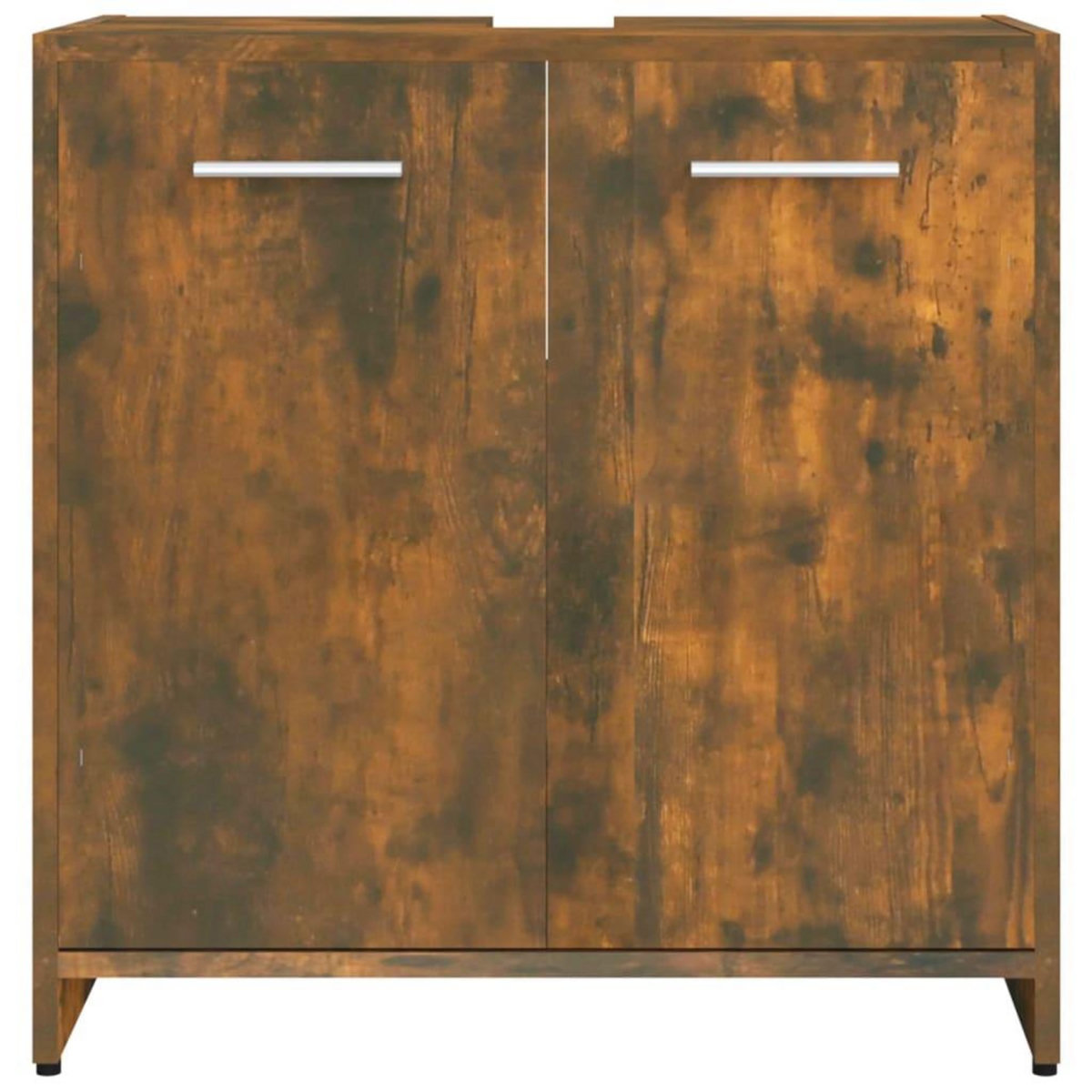 VIDAXL Armoire de bain Chene fume 60x33x60 cm Bois d'ingenierie