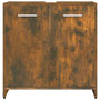 Voir la diapositive 5 : VIDAXL Armoire de bain Chene fume 60x33x60 cm Bois d'ingenierie