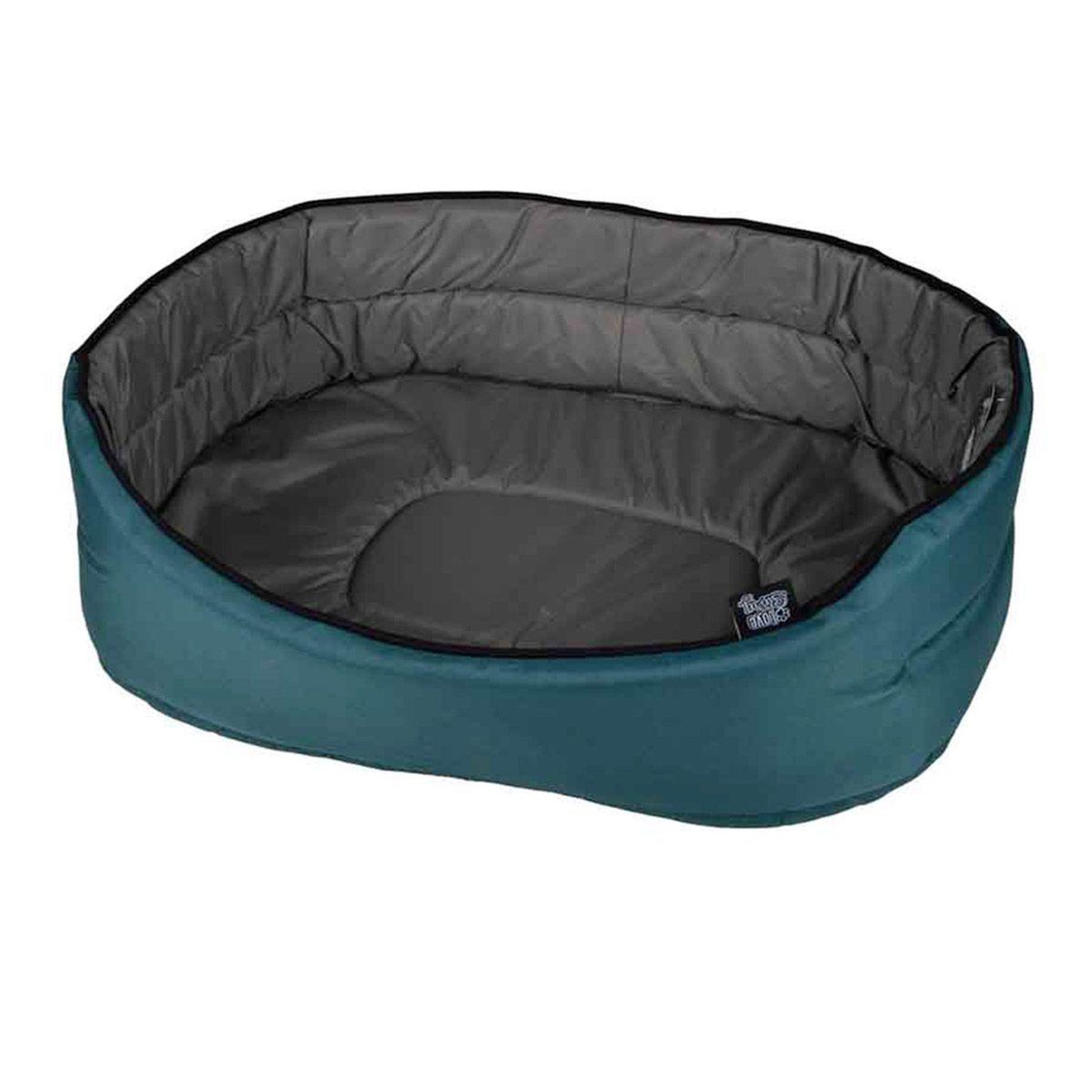 LOVE STORY Panier ovale pour chien & chat  essentiel  45cm émeraude