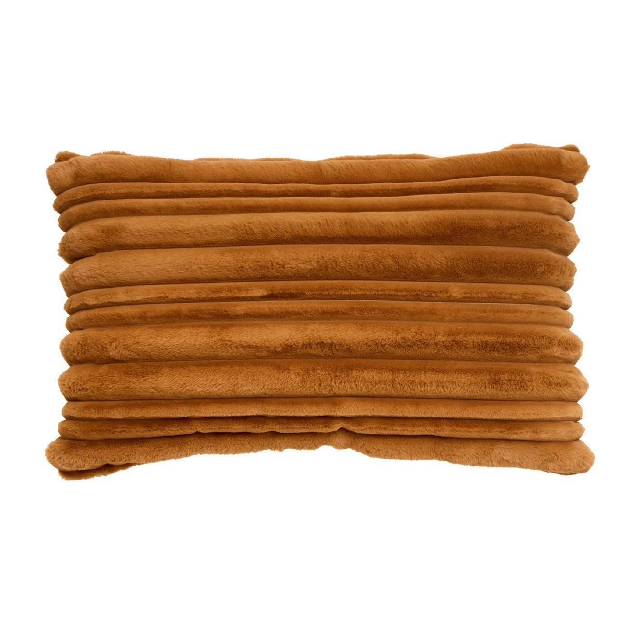 ATMOSPHERA Coussin Imitation Fourrure  Coti  50x80cm Cognac