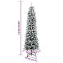 Voir la diapositive 6 : VIDAXL Sapin de Noël artificiel 300 LED et neige floquee 240 cm