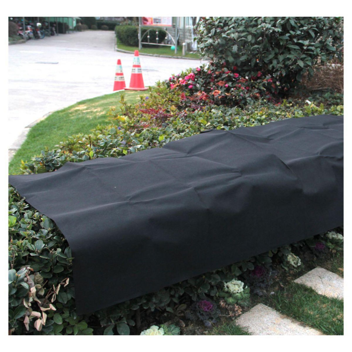 GARDENSTAR Voile d'hivernage en polypropylène noire - 10m - 20gr/m²