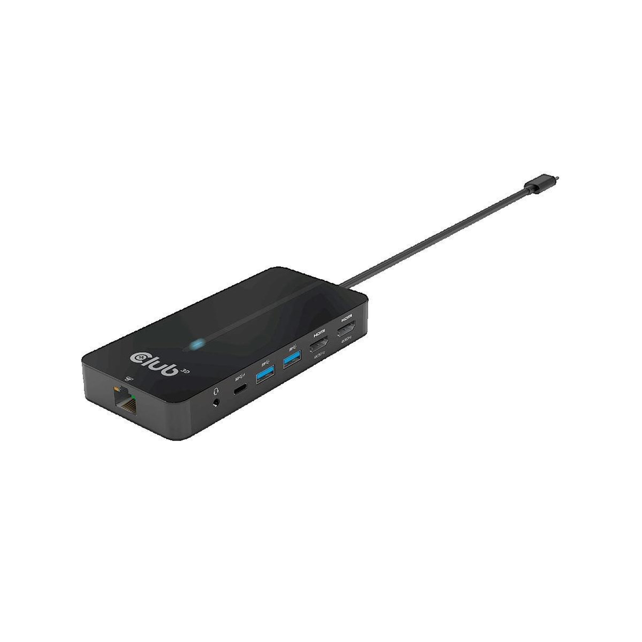 Voir la diapositive 3 : CLUB 3D Hub USB Club-3D CSV-1595 avec 7 ports et support double écran 4K Ultra HD