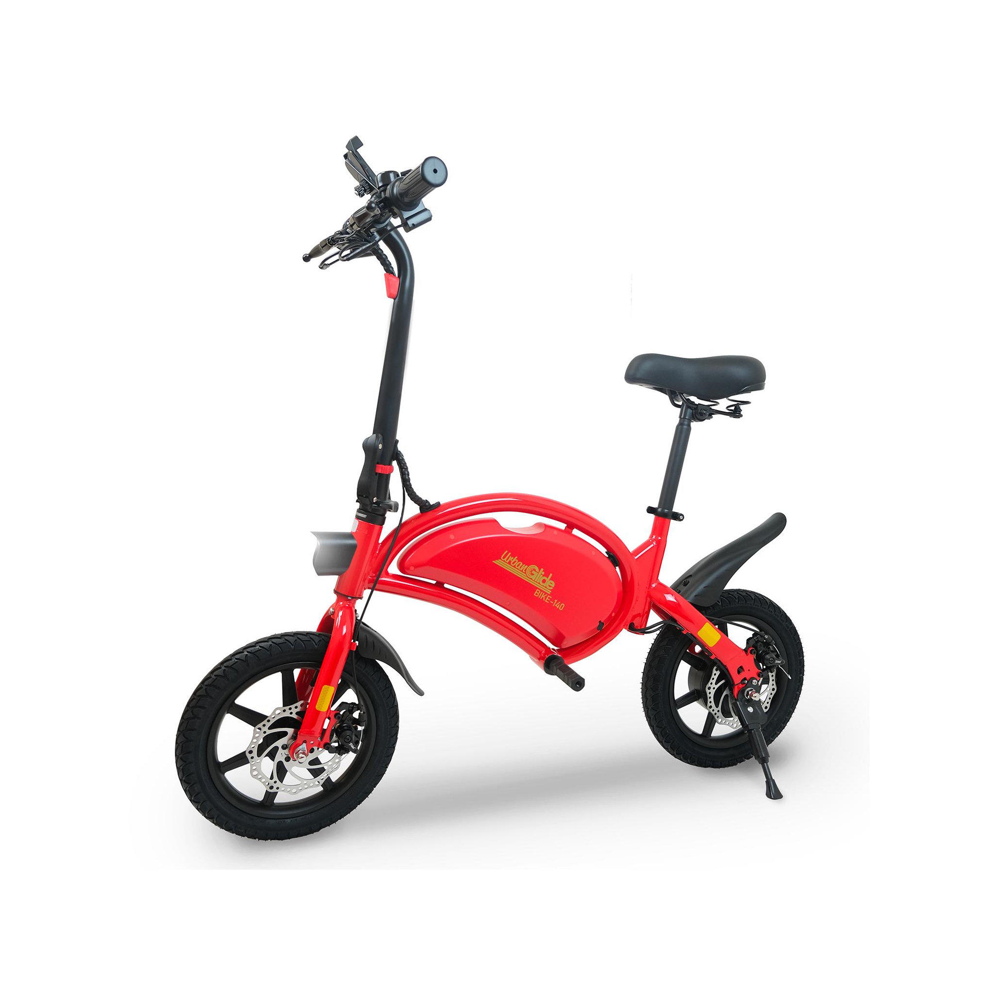 URBANGLIDE Draisienne électrique adulte e-bike 140 - autonomie jusqu'a 18 km - pneu 14  gonflable - batterie 42v/5.2ah - poids 15kg