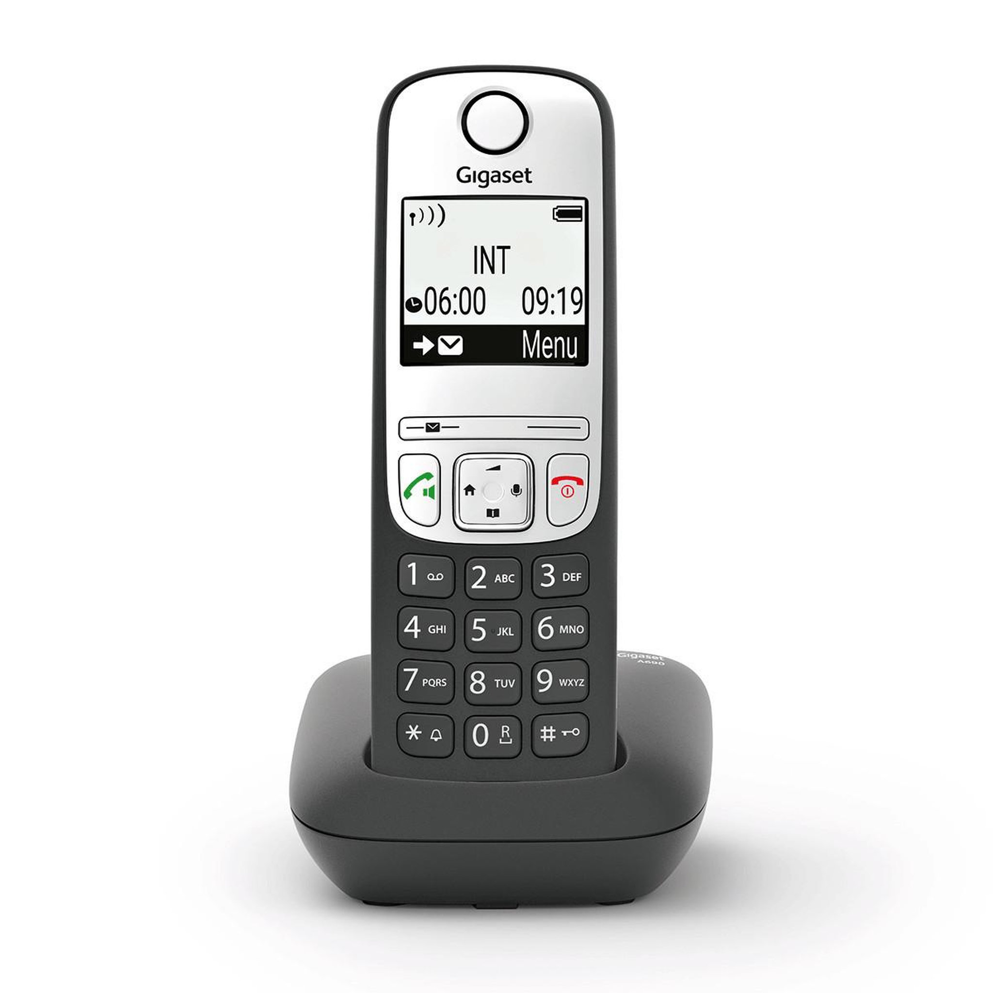 Voir la diapositive 3 : GIGASET Téléphone analogique Gigaset A690 Noir Argent
