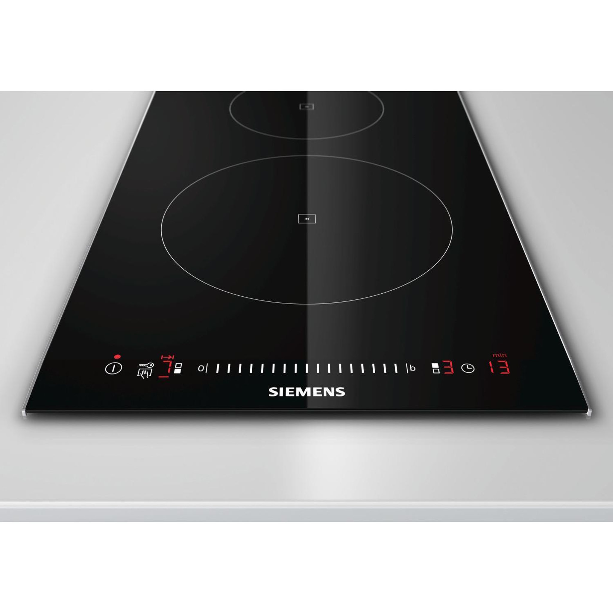 Voir la diapositive 3 : Siemens Domino induction 30cm 2 feux 3700w noir - eh375fbb1e