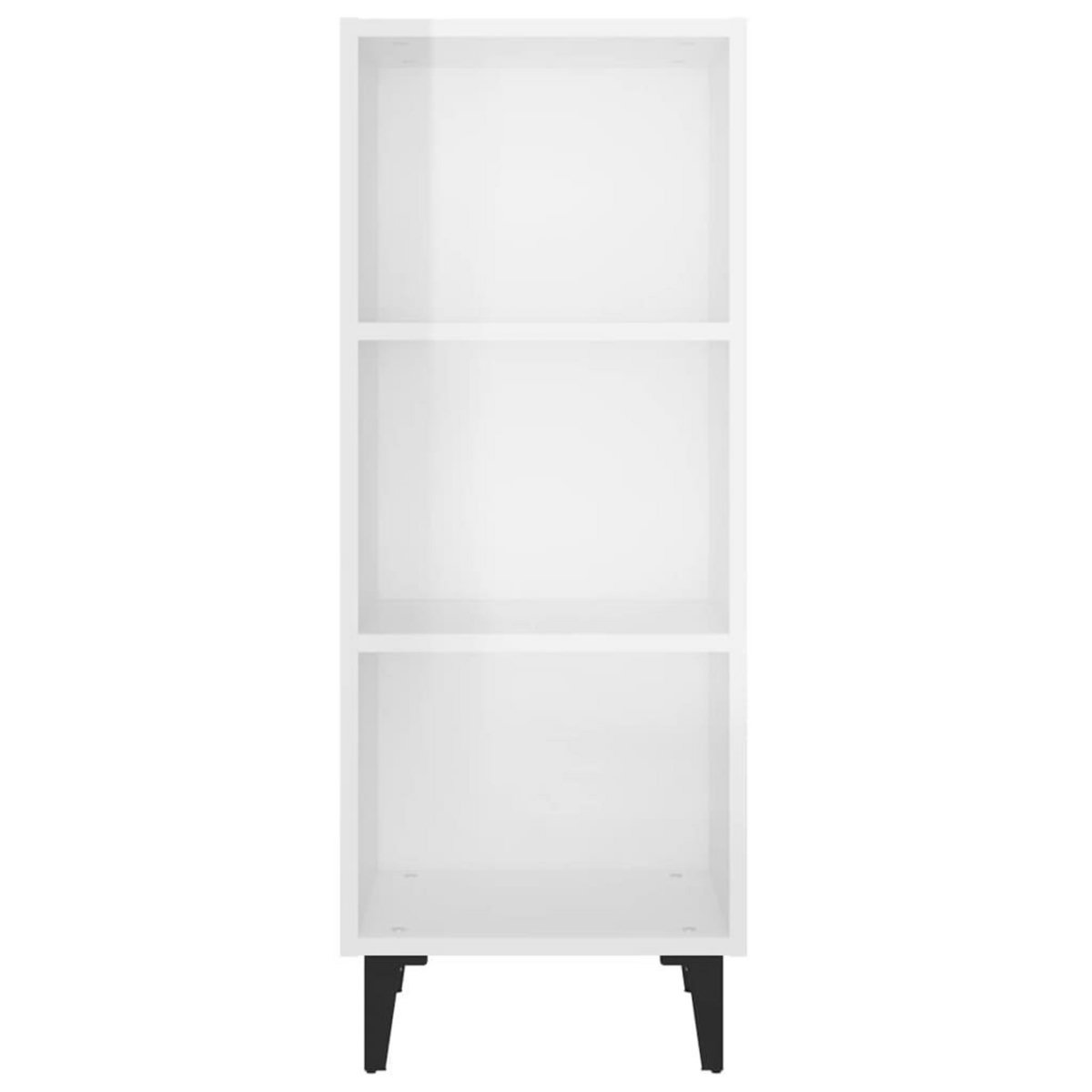 VIDAXL Buffet Blanc brillant 34,5x32,5x90 cm Bois d'ingenierie