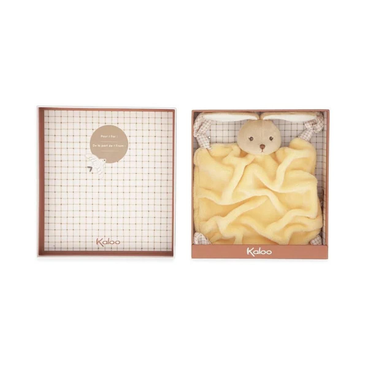 Kaloo - doudou lapin jaune