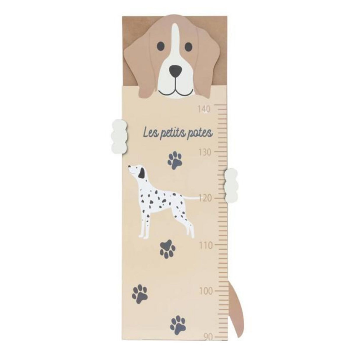 Atmosphera Kids Toise Enfant Chien  Scott  140cm Beige