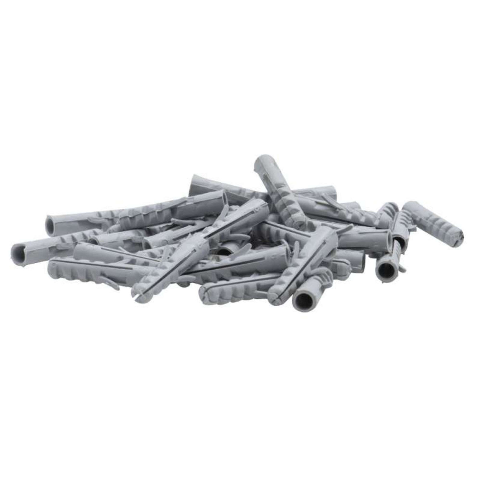 Voir la diapositive 3 :  Cheville nylon matériaux plein Vissal Ø8 mm  lot de 40 chevilles