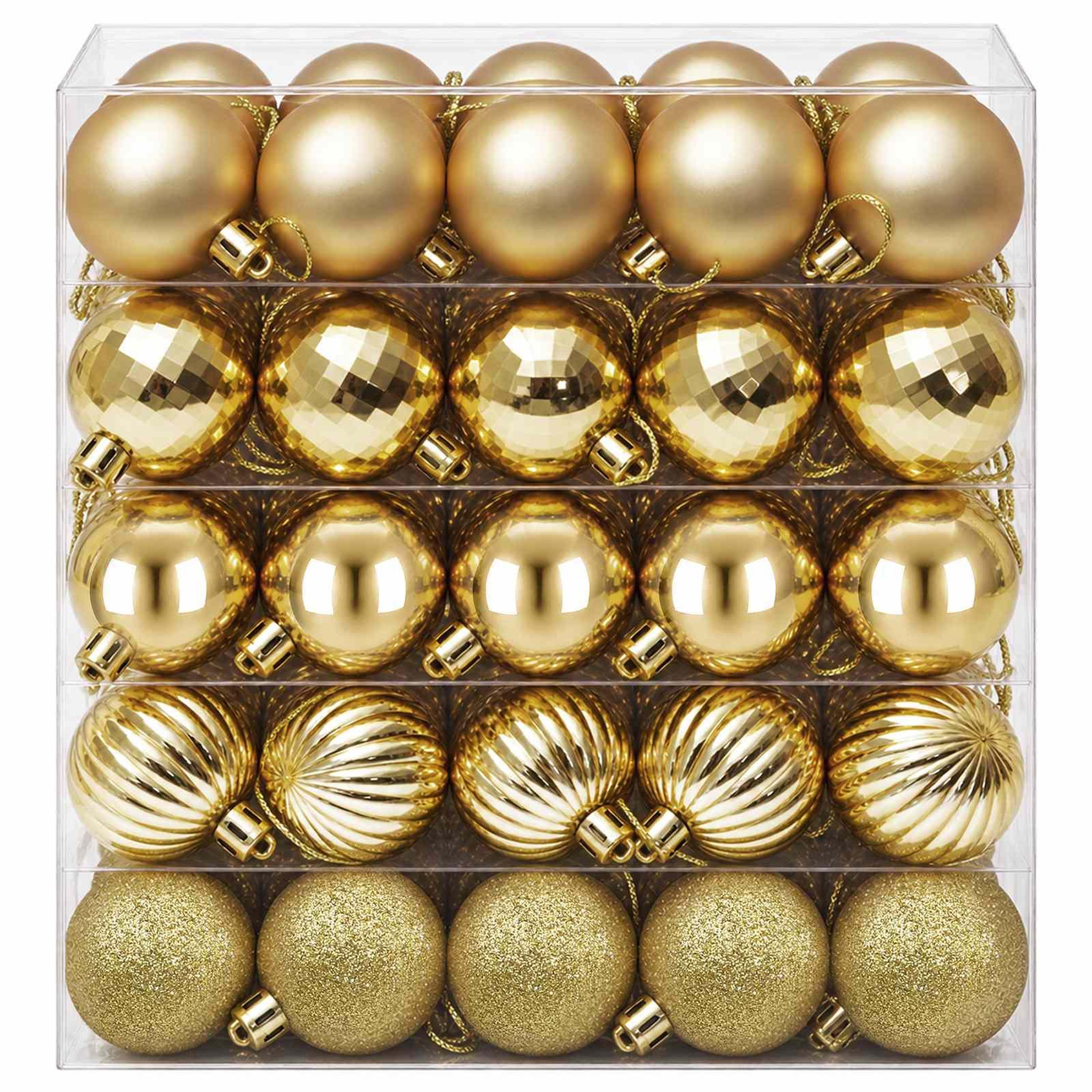 Voir la diapositive 4 : VIDAXL Ensemble de boules de Noël 100 pc Dore 4 cm Polystyrene