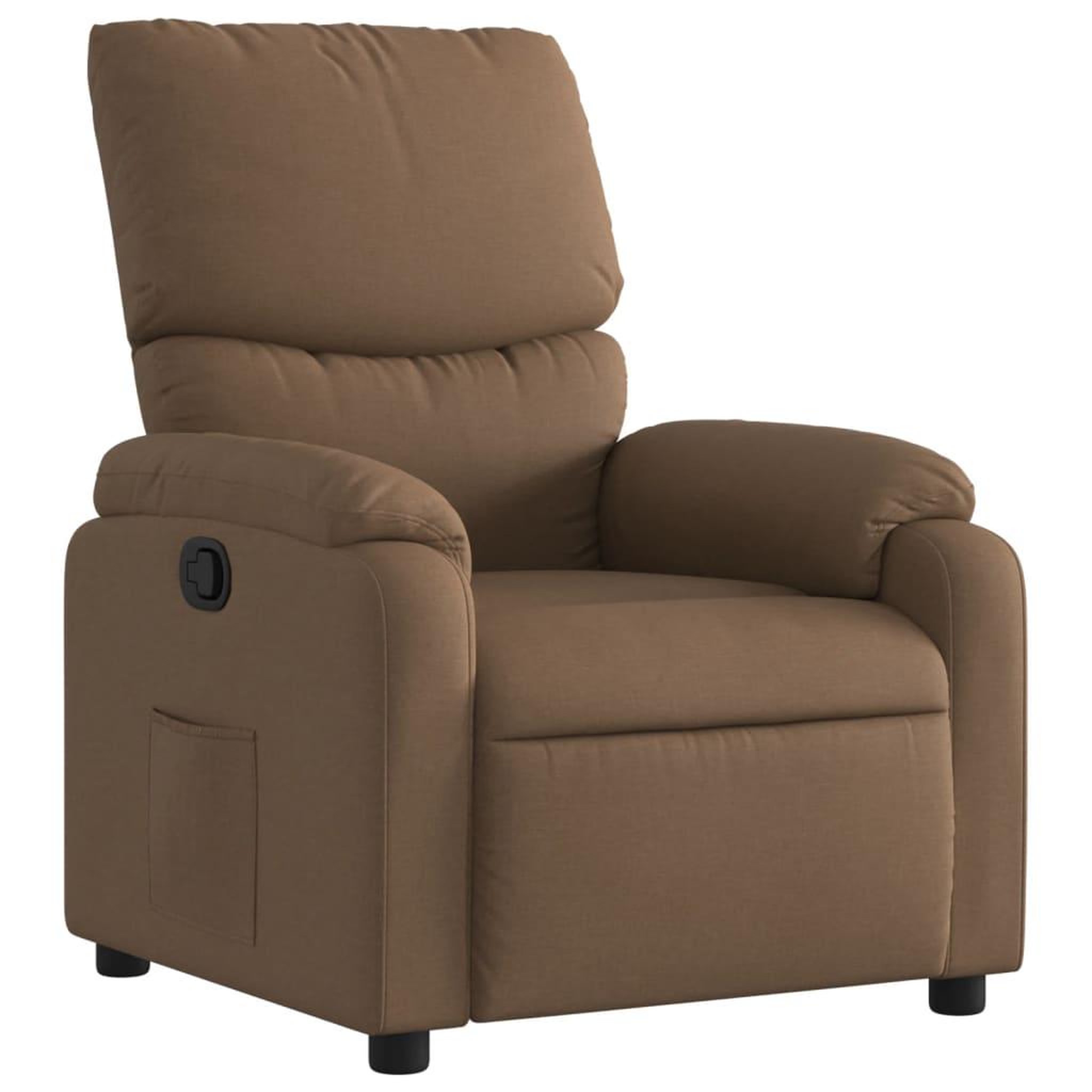 Voir la diapositive 2 : VIDAXL Fauteuil inclinable Marron Tissu