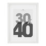 Voir la diapositive 1 : ATMOSPHERA Cadre Photo Bois 30x40cm Blanc