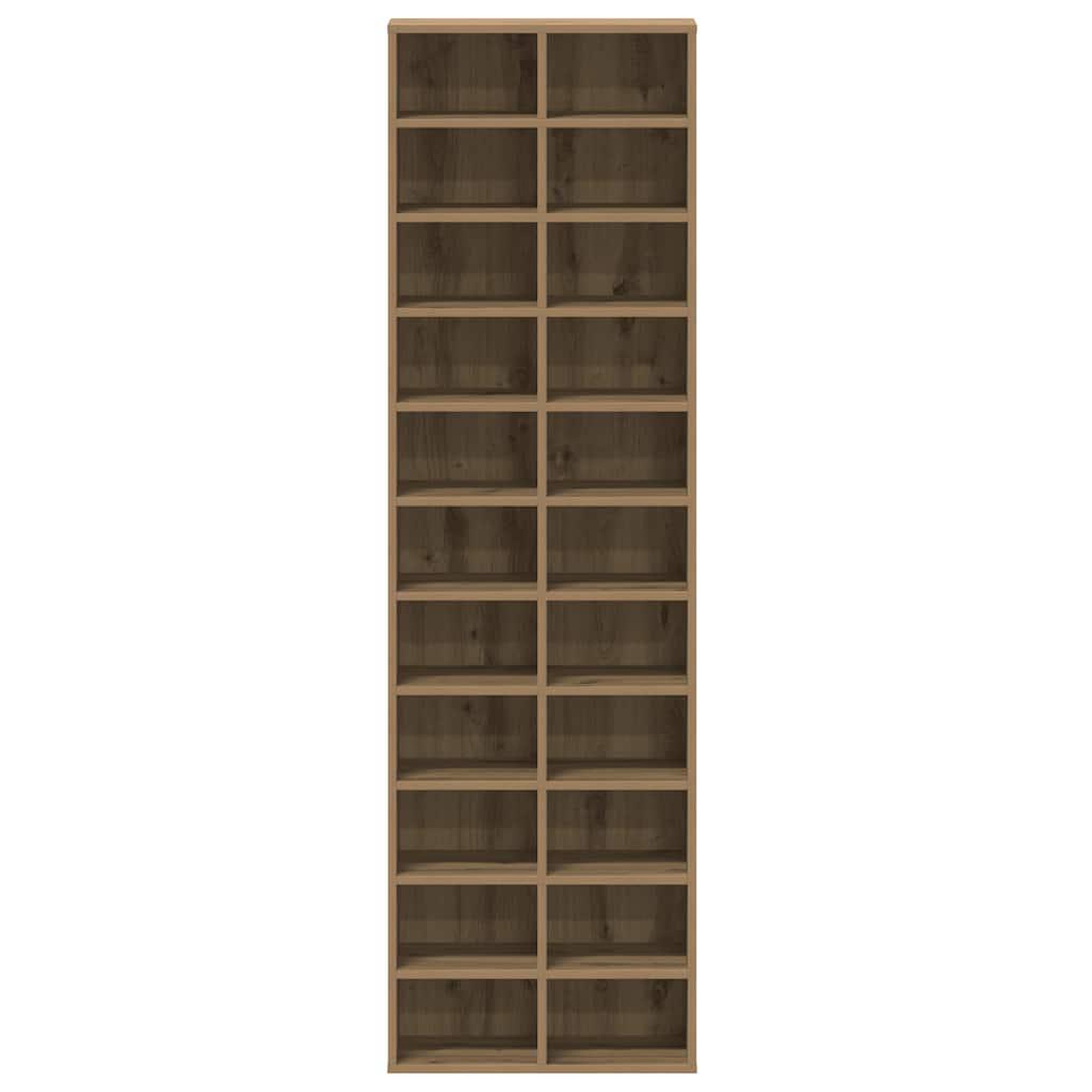 Voir la diapositive 5 : VIDAXL Meuble a chaussures chene artisanal 54x34x183cm bois ingenierie