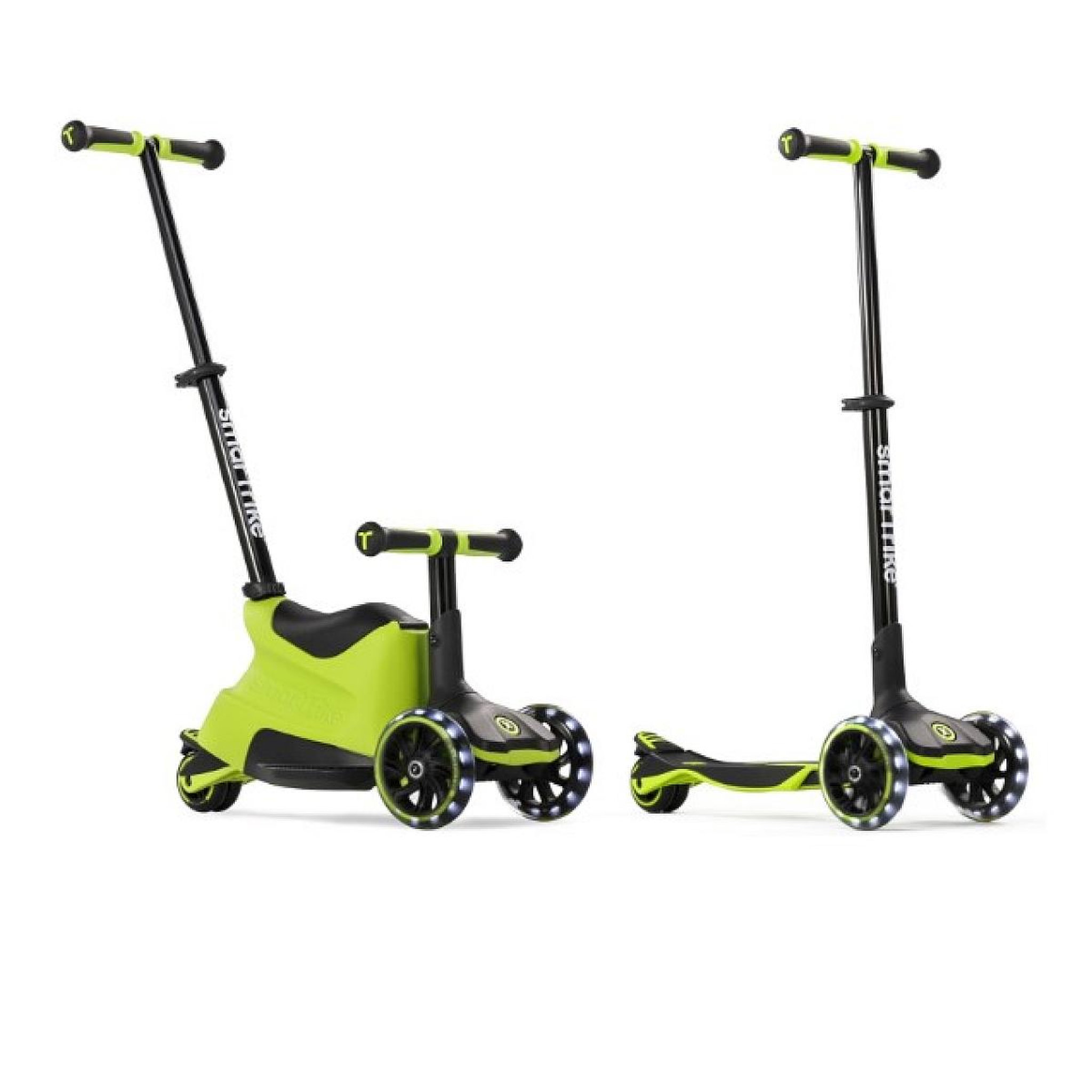 Voir la diapositive 2 : SMARTRIKE Trottinette porteur Xtend Ride-On - Vert Citron