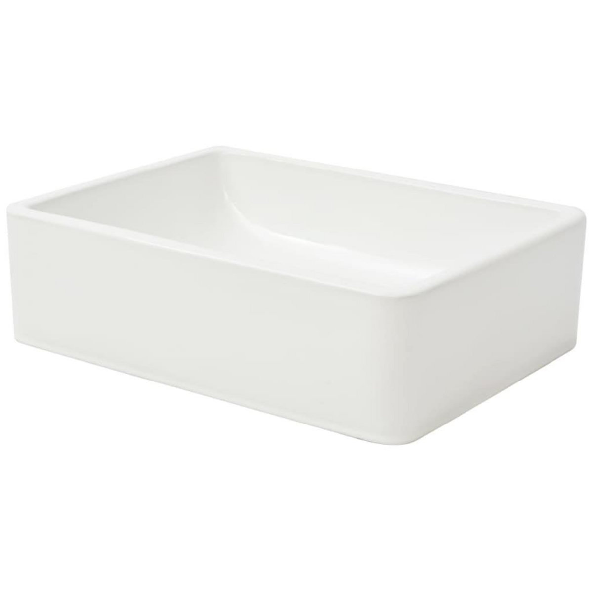 VIDAXL Lavabo Ceramique Blanc 41 x 30 x 12 cm