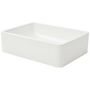 Voir la diapositive 3 : VIDAXL Lavabo Ceramique Blanc 41 x 30 x 12 cm