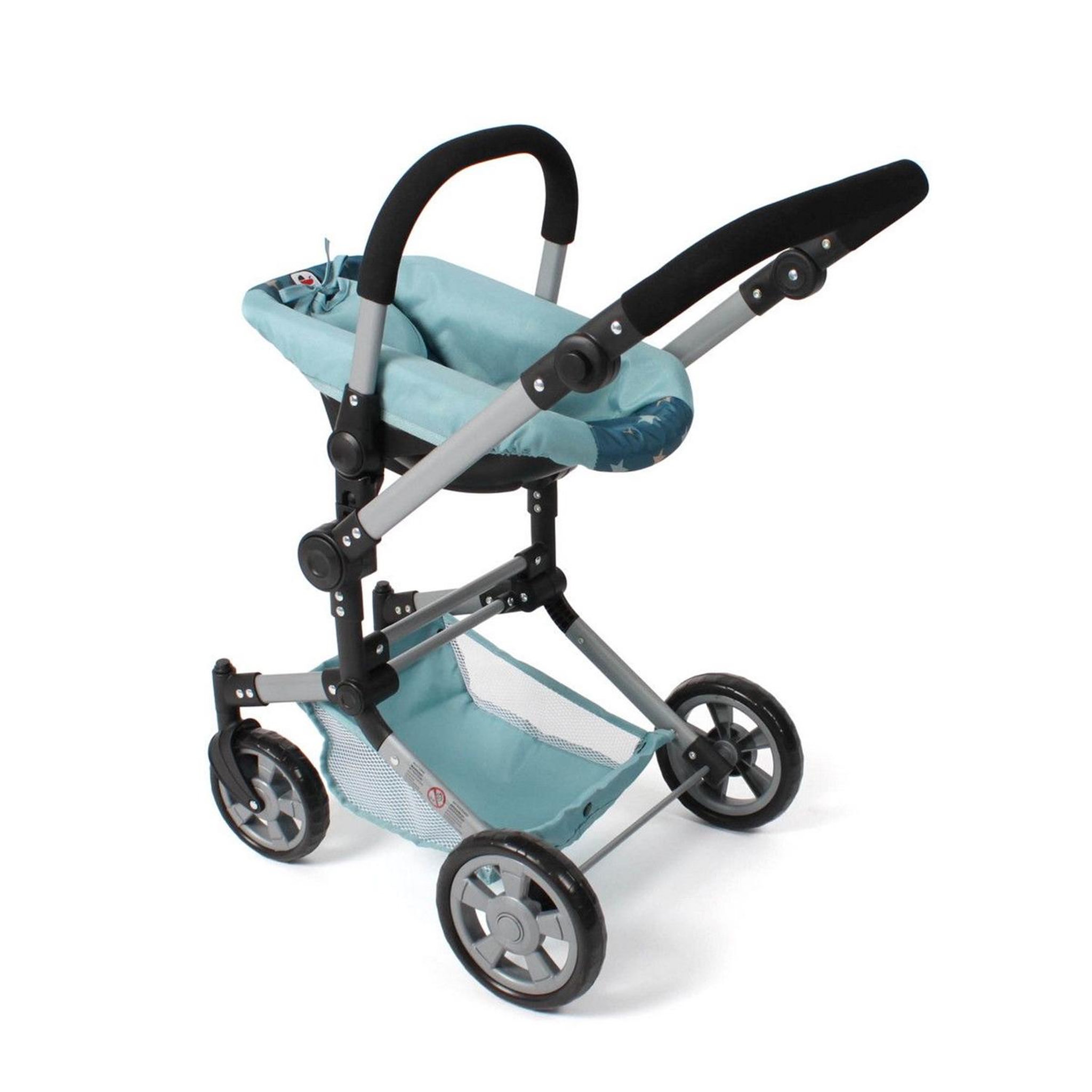 Voir la diapositive 3 : BAYER CHIC 2000 Siège auto pour poupée avec adaptateur - Étoile turquoise