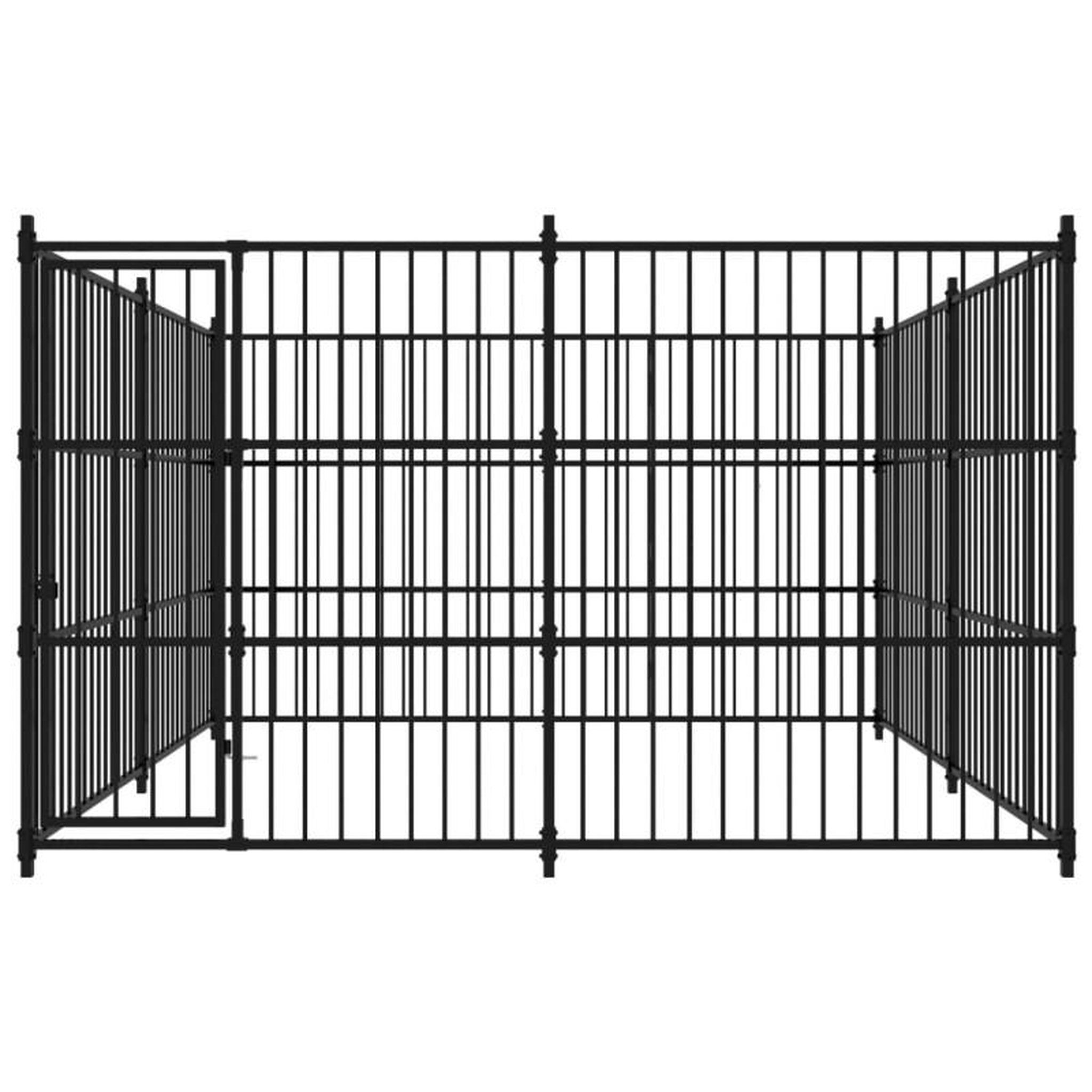 Voir la diapositive 2 : VIDAXL Chenil d extérieur pour chiens 300 x 300 x 185 cm