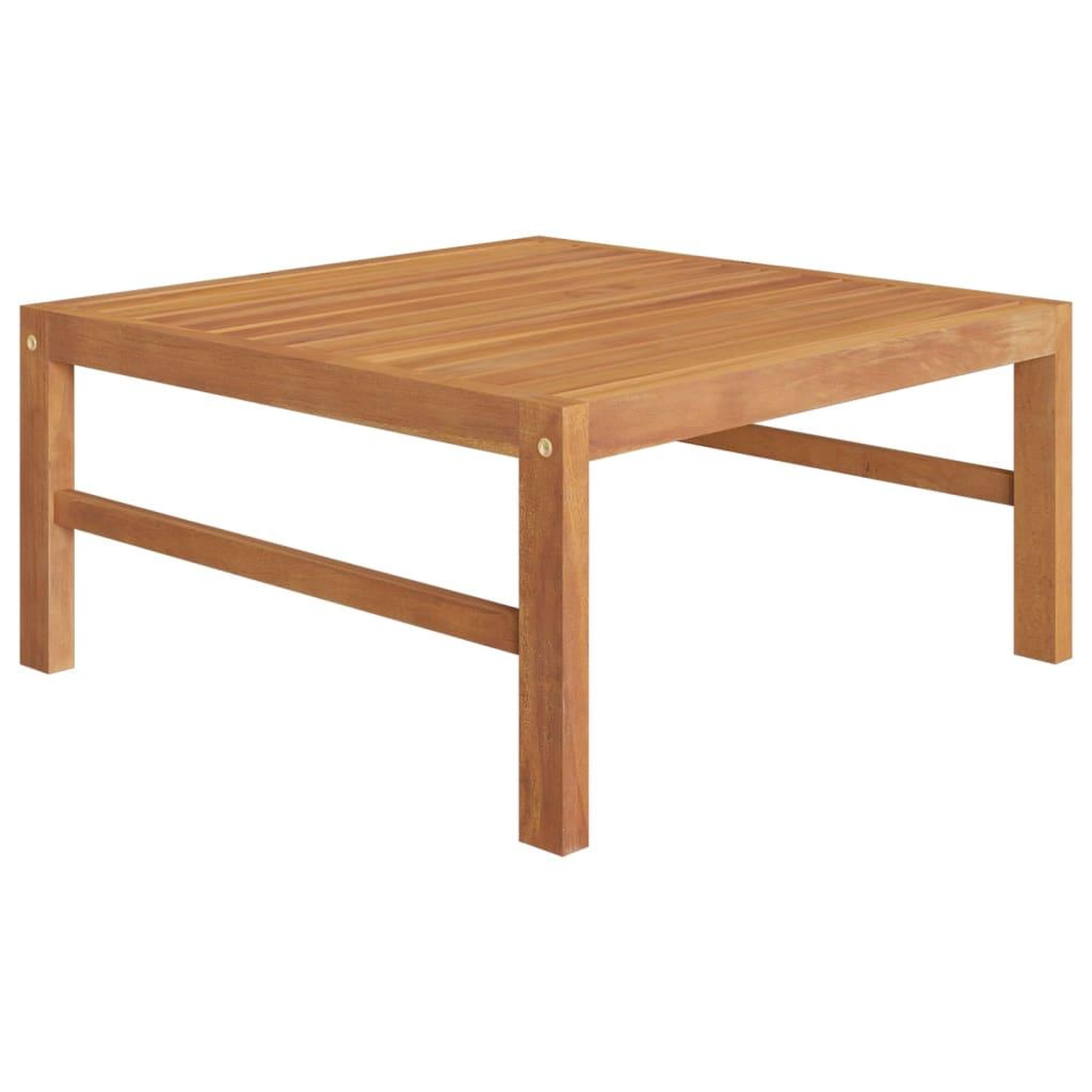 Voir la diapositive 5 : VIDAXL Salon de jardin 6 pcs avec coussins creme Bois de teck solide
