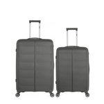 OBAGO OBAGO  -  Lot de 2  -  Valise grand format et valise weekend ANDROMEDE. Coloris disponibles : Jaune, Gris, Rouge, Bleu