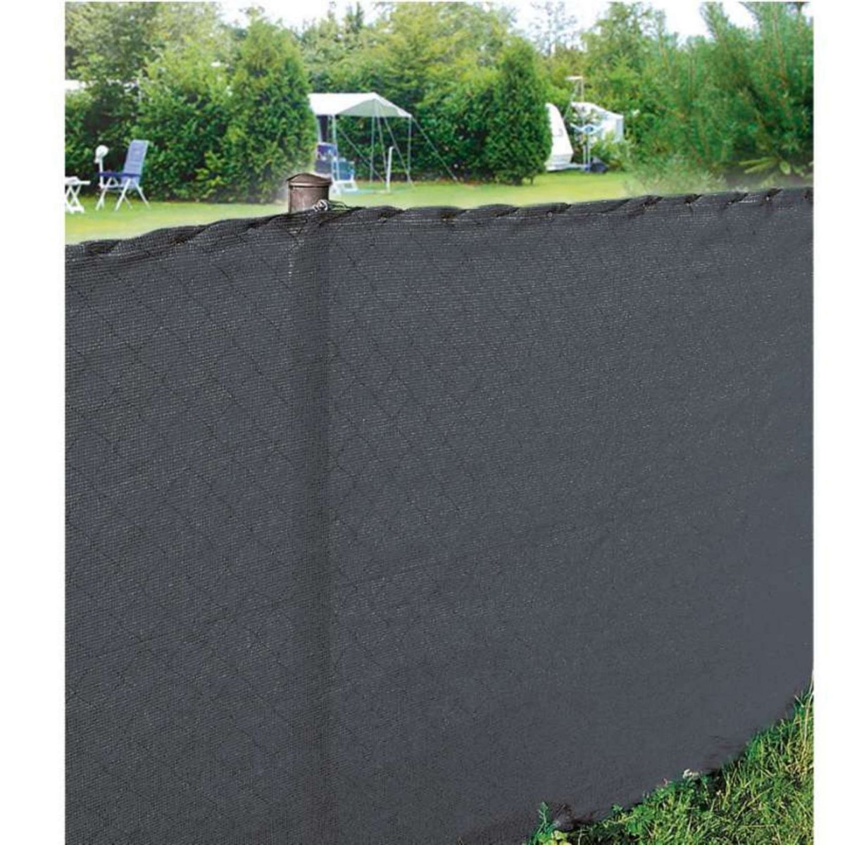  Brise vue gris anthracite 10m 300g/m2 Werkapro 1,50 x 10m