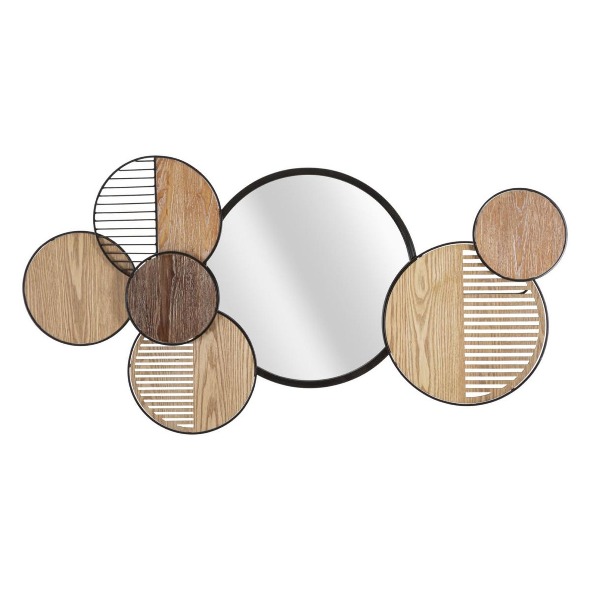 Paris Prix Miroir mural déco  woody  123cm naturel