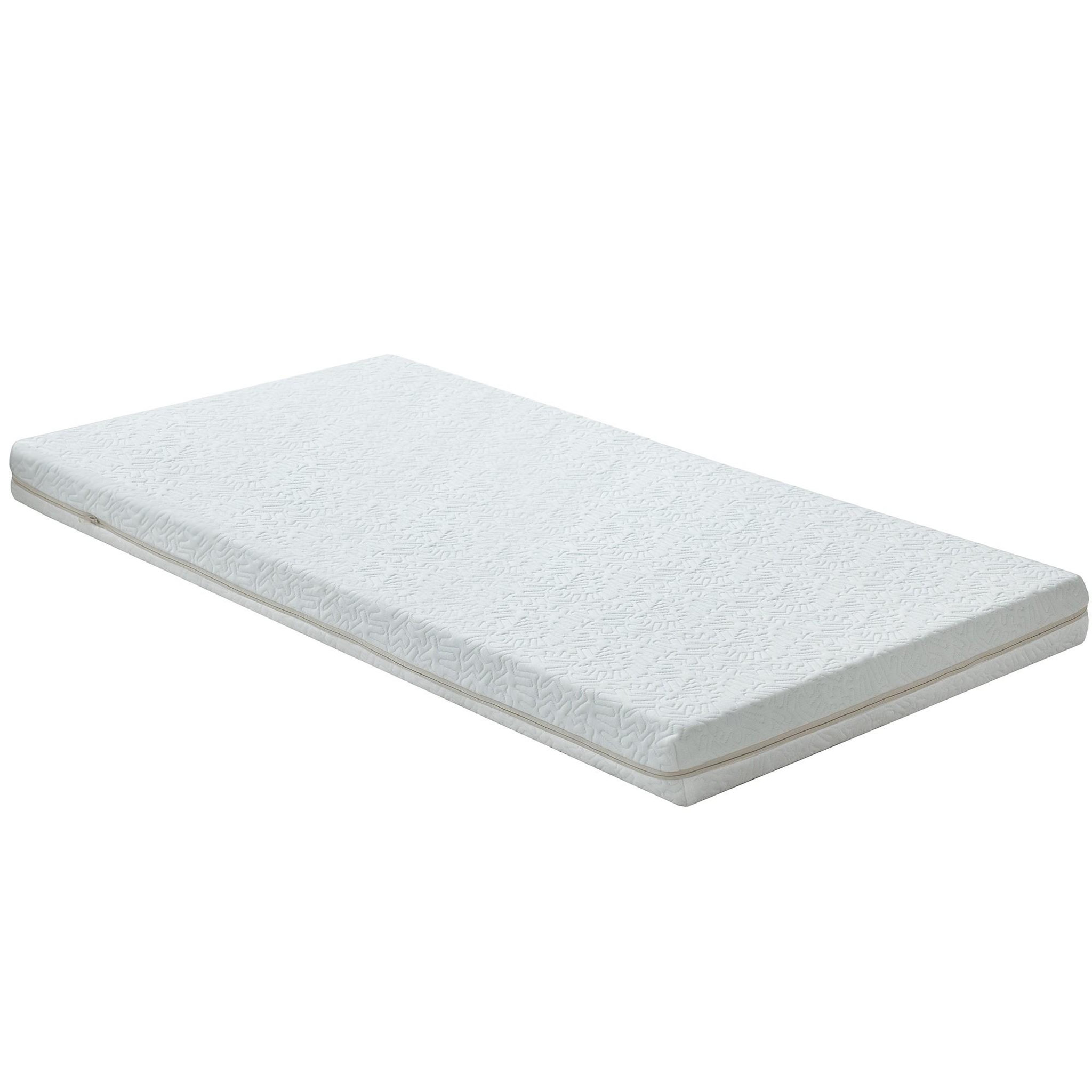 IDLITERIE Matelas bébé mousse à mémoire de forme, confort et soutien fermes. Coloris disponibles : Blanc