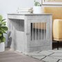 Voir la diapositive 1 : VIDAXL Meuble de cage pour chiens gris beton 64,5x80x71 cm