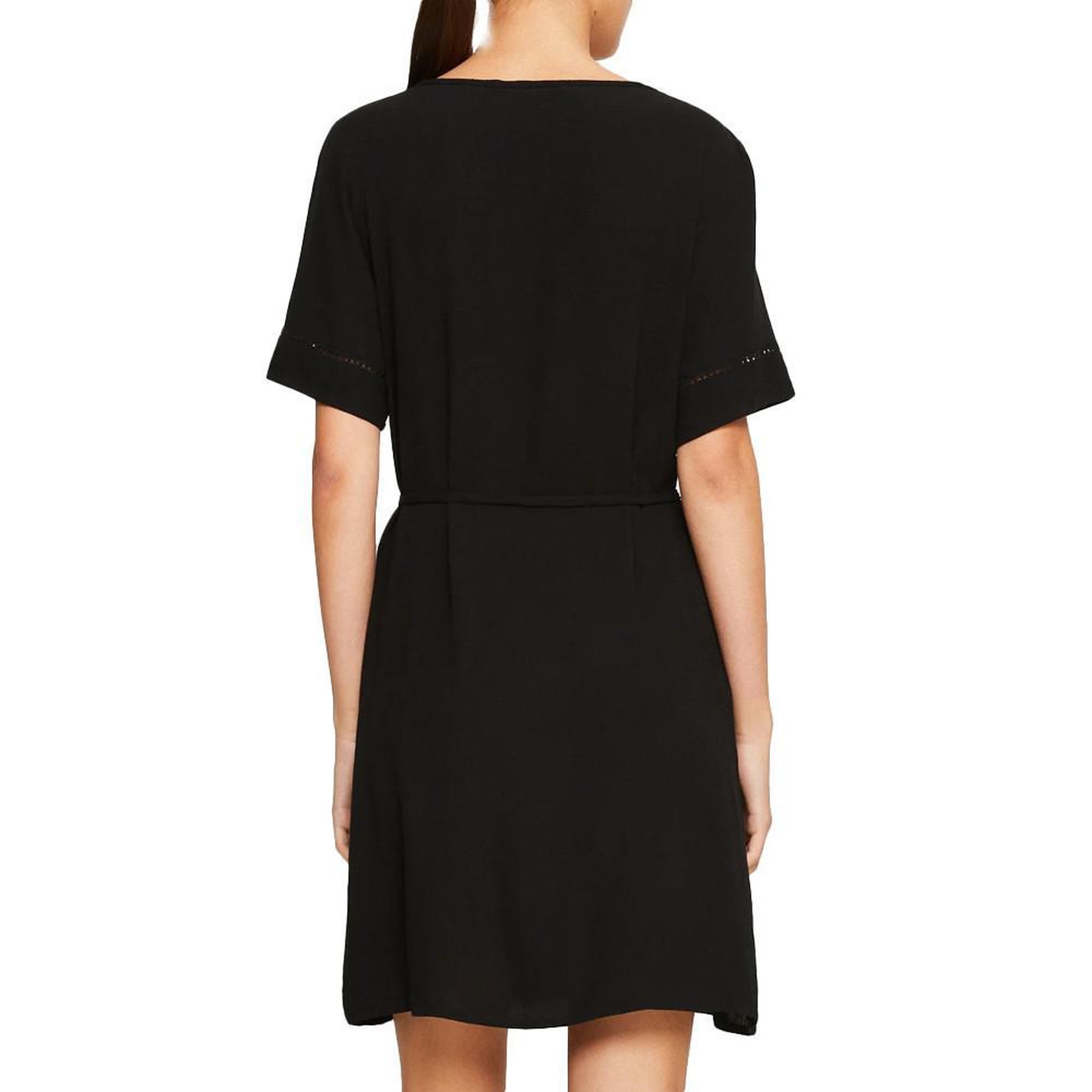 Voir la diapositive 2 : Vila Robe Noir Femme Vila Detail