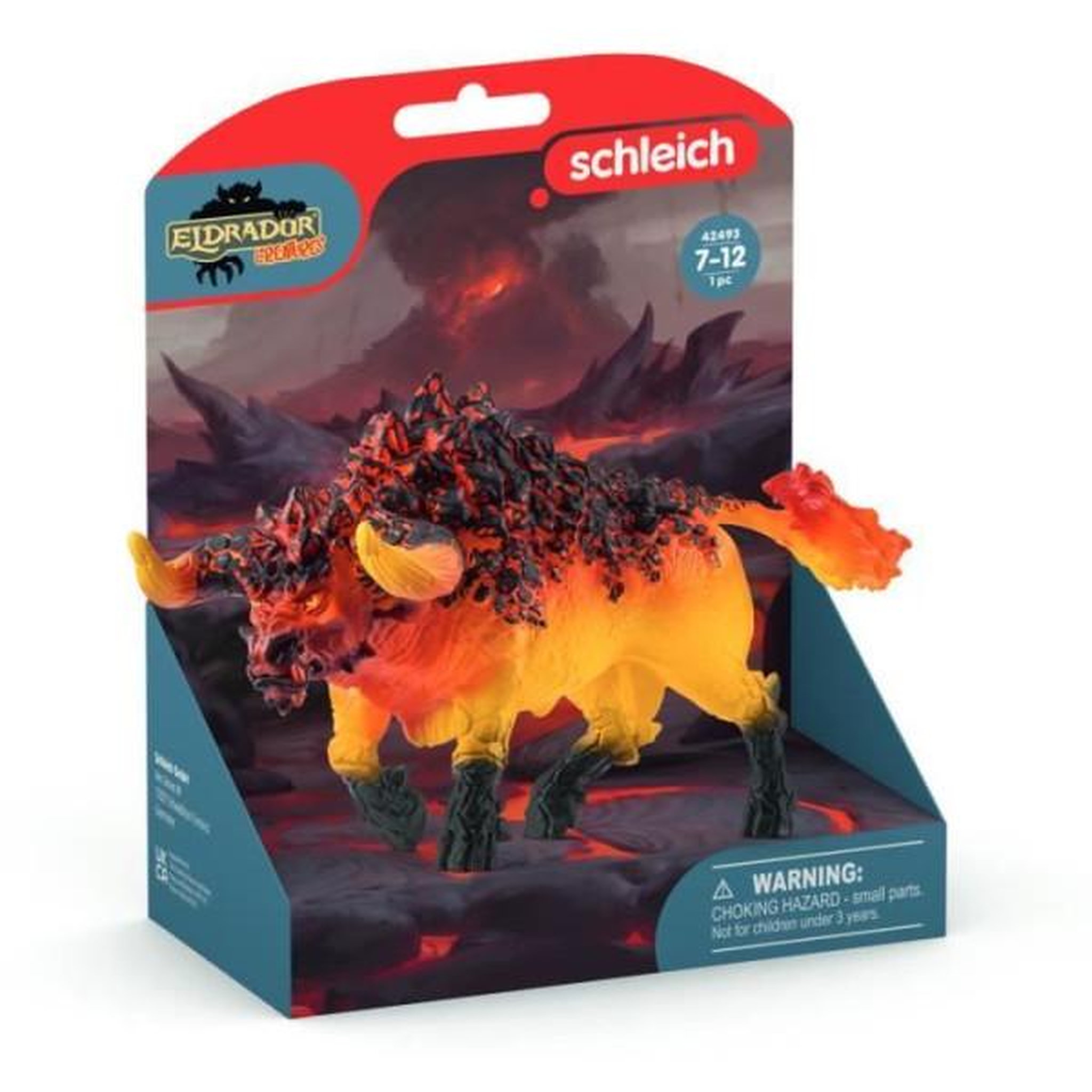 Voir la diapositive 2 : Schleich Figurine Taureau de feu, Schleich 42493 Eldrador Creatures, des 7 ans