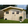 Voir la diapositive 2 : Habitat et Jardin Abri jardin bois - 19,72 m² - 4.64 x 4.25 x 2,32 m - 28 mm