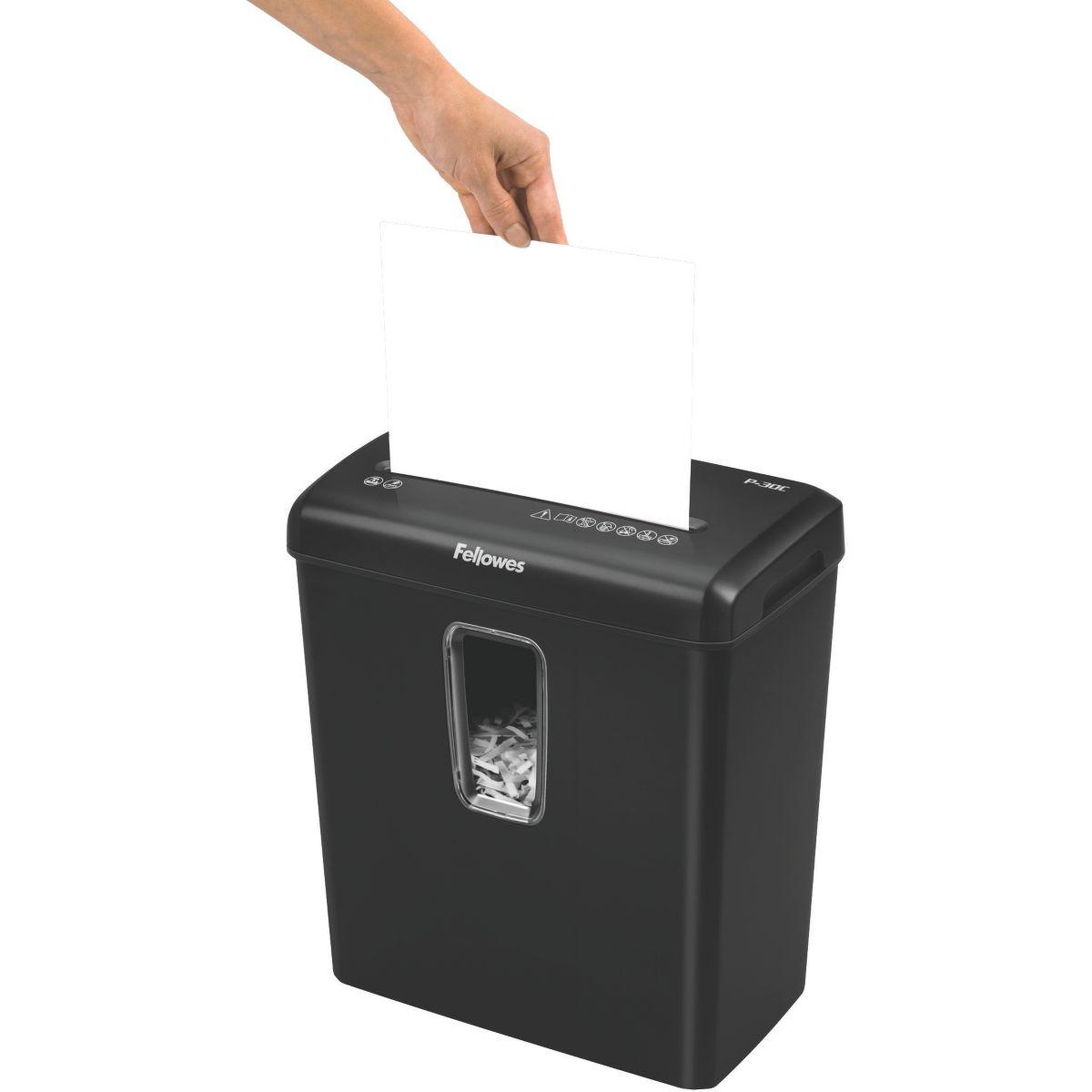 Voir la diapositive 2 : Fellowes Destructeur p 30c coupe croisée