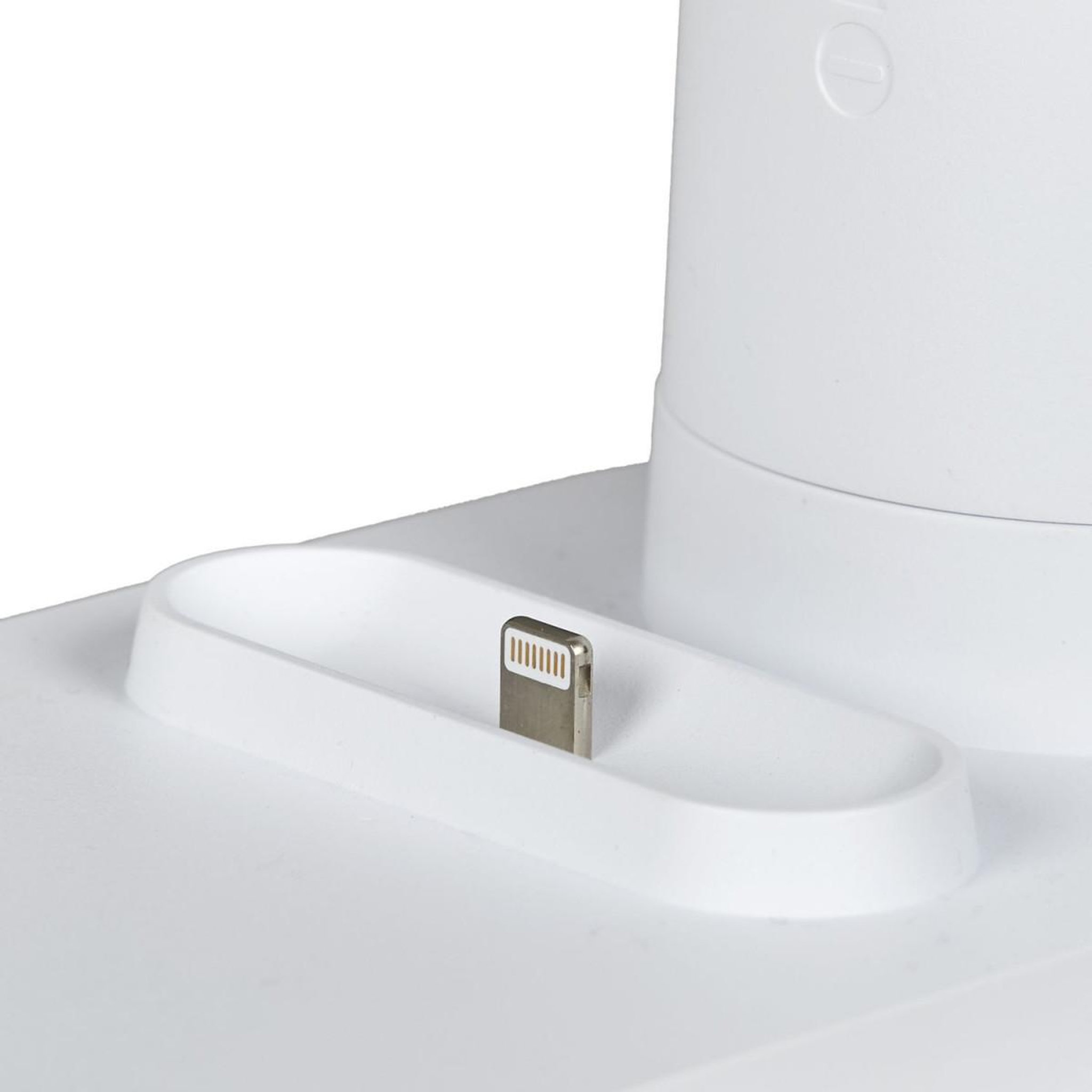 Voir la diapositive 5 : The Home Deco Factory Lampe led & support de charge  3 en 1  20cm blanc