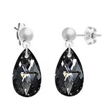 SC CRYSTAL Boucles d'oreilles SC Crystal ornées de Cristaux Scintillants