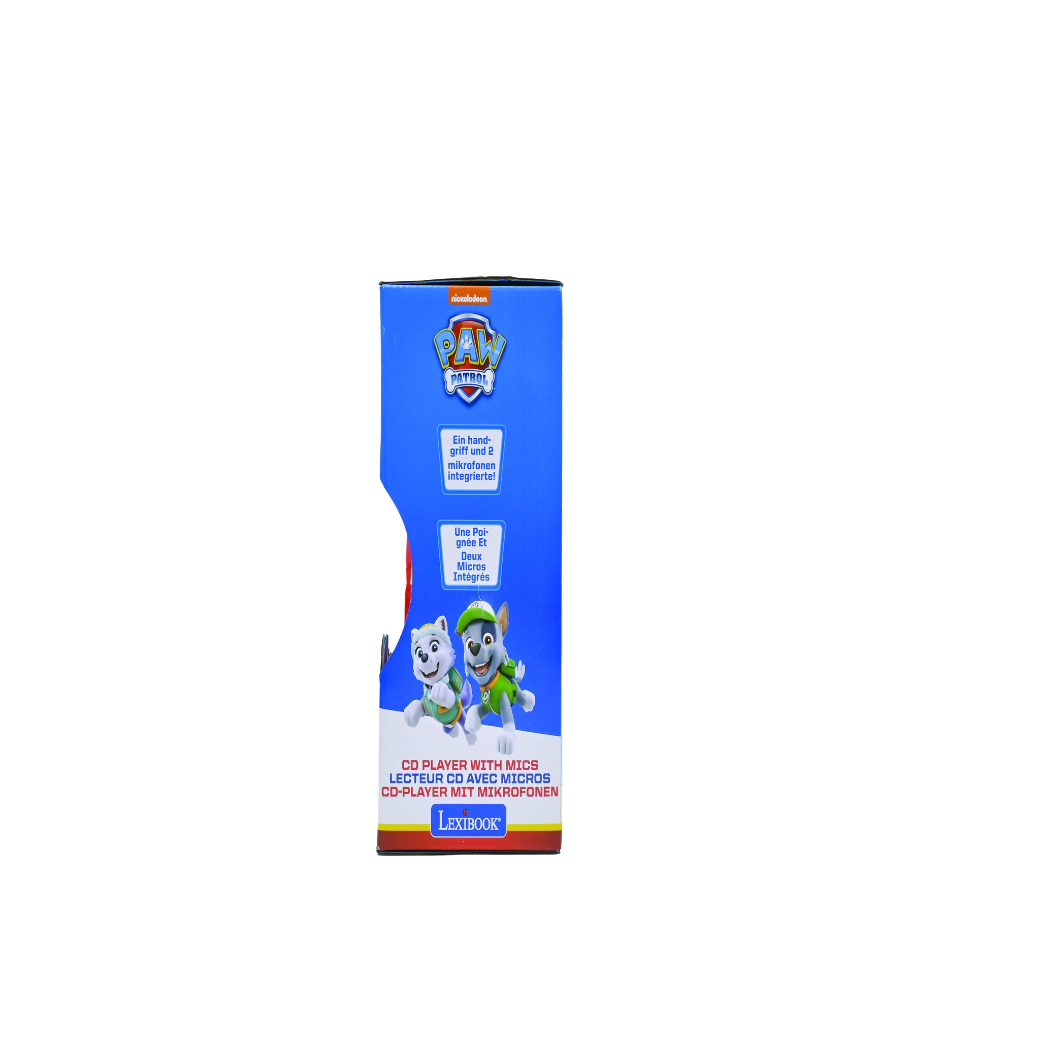 Voir la diapositive 6 : Lexibook Lecteur CD portable avec 2 microphones Pat Patrouille